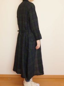 画像9: フレアシャツワンピ (9)