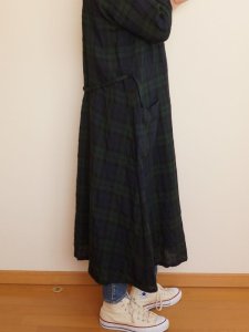 画像8: フレアシャツワンピ (8)