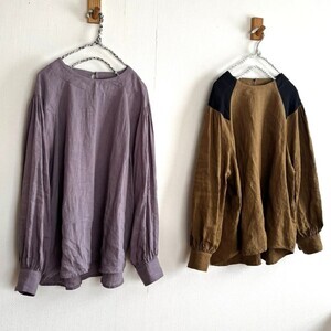 【新作パターン】ラグランパフブラウスの販売を開始いたしました